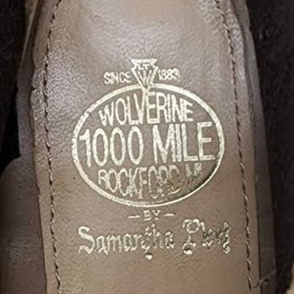 Samantha Pleet Wolverine 1000 Mile Arc Ankle Chelsea Booties Size 8 - Picture 6 of 10